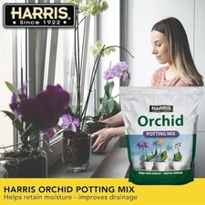 Harris Premium Orchid Potting Mix, Optimal Coarse Mix for All Types of Orchids,