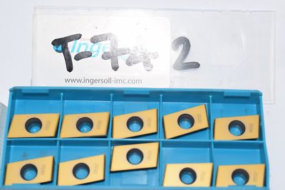 Lot of 10 NEW Ingersoll CDE323L031 Carbide Inserts, Grade IN2530