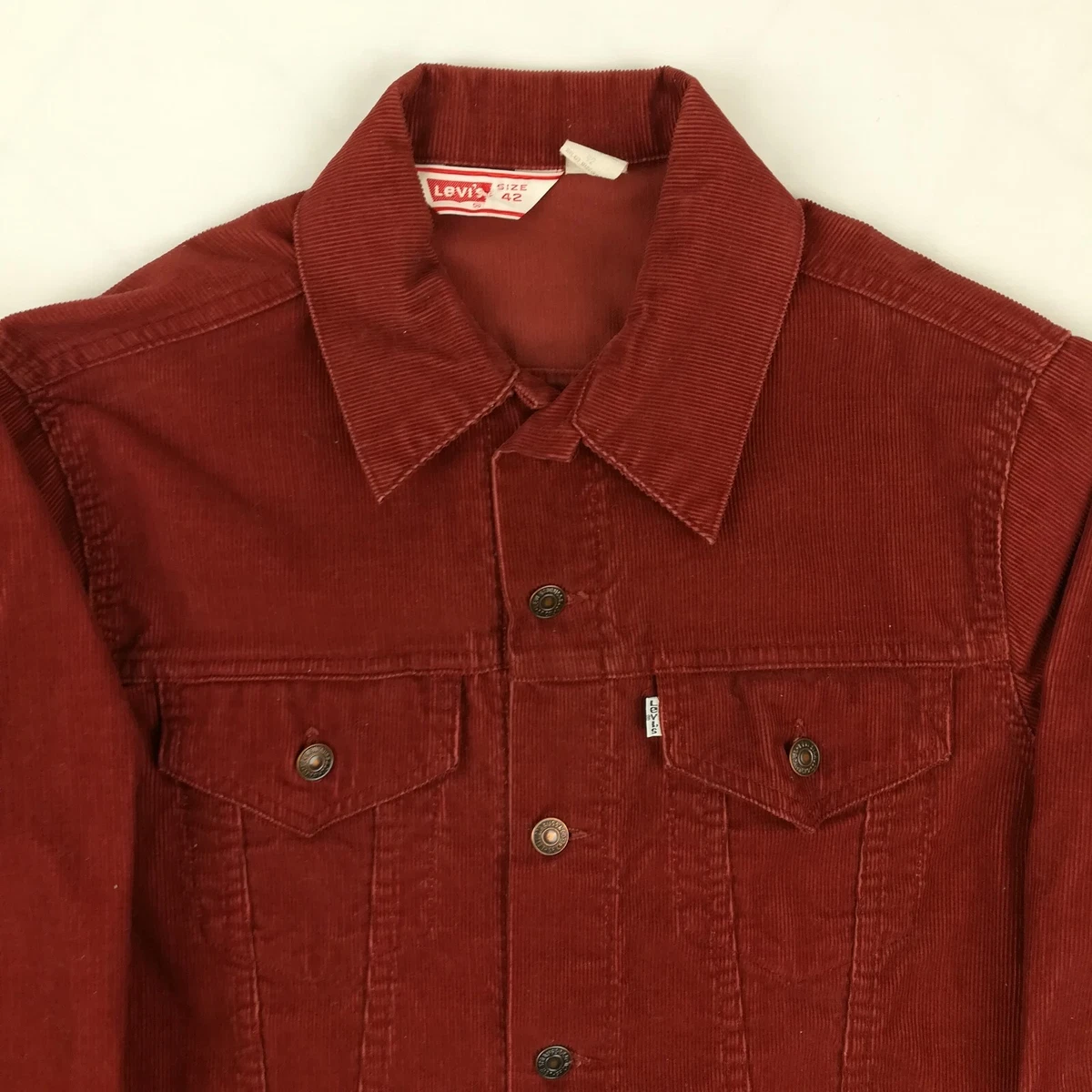Mens red cheap cord jacket