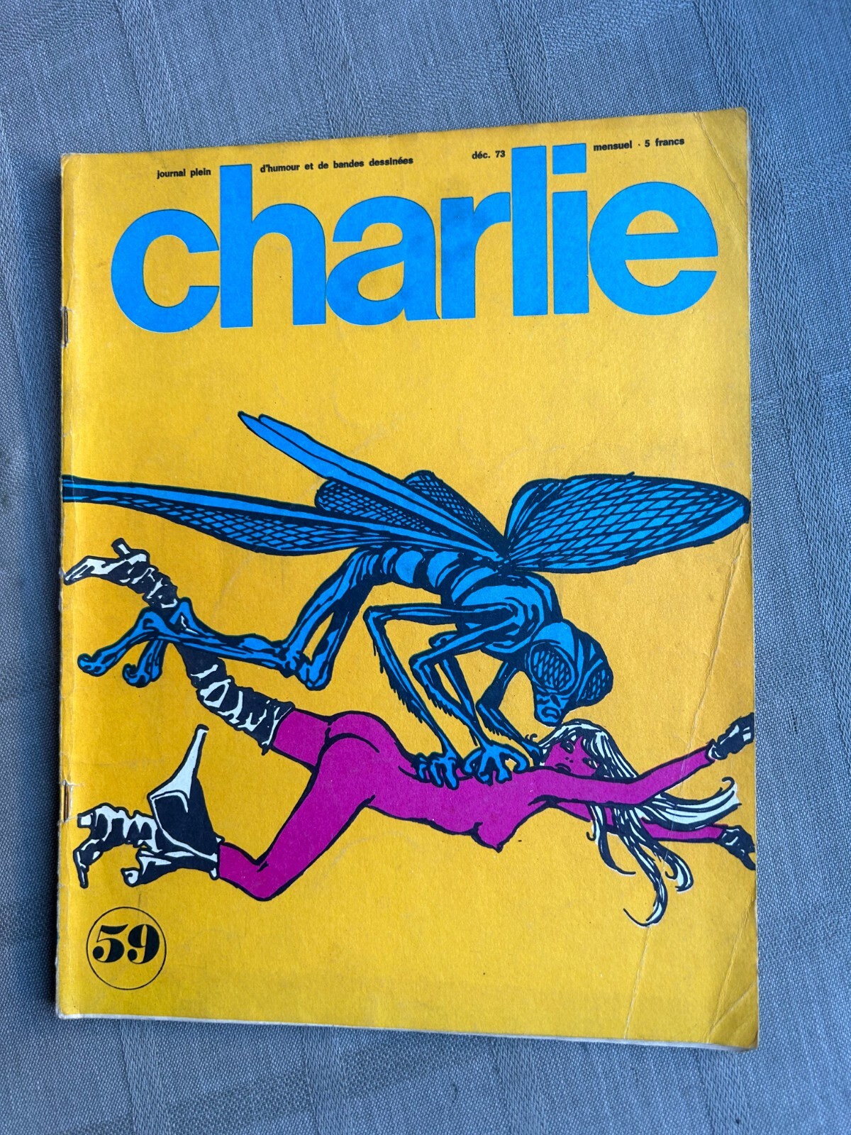 Charlie Monthly No 59 December 1973 IN Good Condition