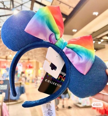 New Disney Parks rainbow Minnie Mouse Ears Disney Parks Rainbow Disney Collection Minnie Mouse Ear  main image 2