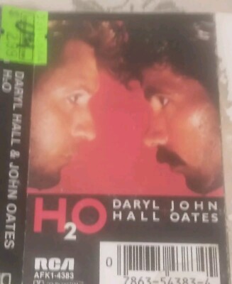 Daryl Hall & John Oates -''H2O'' Album on Cassette Tape (1982)RCA (Maneater!!)