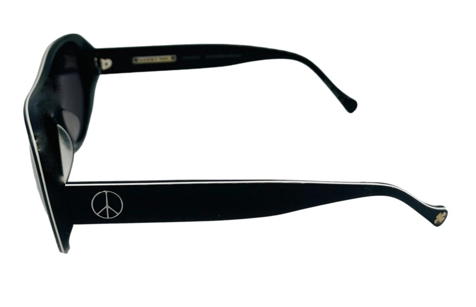 Lucky Brand Unisex Black Plastic Aviator Sunglass, Smoke Lens Acoustic - Image 4 of 4