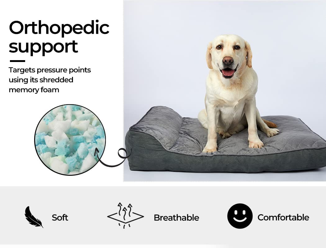 Pawz Pet Bed Dog Orthopedic Large Sofa Cushion Mat Pillow Memory Foam