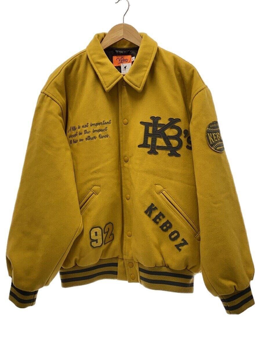 Keboz Stadium Jacket Melton Varsity L Wool Yellow Used | eBay Keboz Stadium Jacket Melton Varsity L Wool Yellow Used | eBay