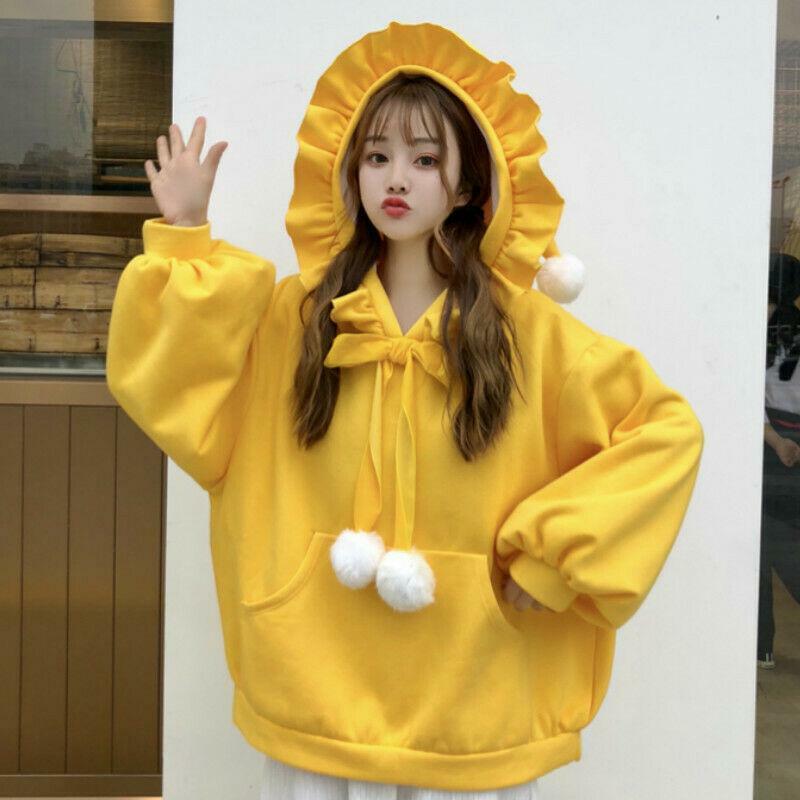 Women Casual Hoodie Pullover Sweatshirt 