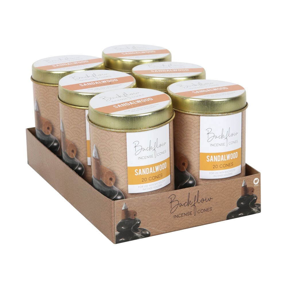 6 Dosen Von Elemente Sandelholz Jumbo Rückfluss Kegel