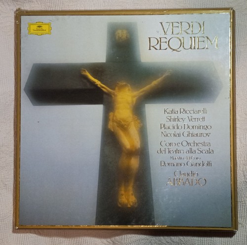Verdi Requiem Box 2x Vinyl Lp Deutsche Grammophon Abbado, Domingo, R[cciarelli - Picture 2 of 19