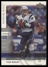 2002 Upper Deck Honor Roll Sophomore Standouts Tom Brady *NEW ENGLAND PATRIOTS*