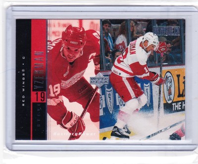 99-00 1999-00 UD POWERDECK STEVE YZERMAN AUXILARY POWER AUX 11 DETROIT RED WINGS