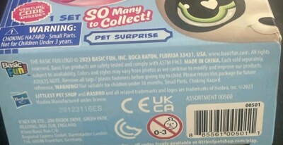 🐼 Littlest Pet Shop Series 1 Gen 7 G7 #16 Purple Panda Bear NIB