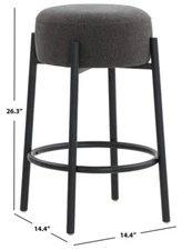 Safavieh PAISLEIGH METAL COUNTER STOOL, Reduced Price 2172751723 SFV5032I