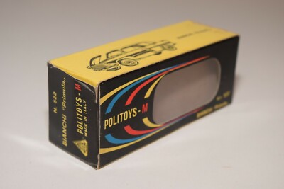 A15 1:43 POLITOYS 522 AUTOBIANCHI BIANCHI PRIMULA ORIGINAL EMPTY