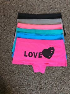 6pcs Sexy Love Damen Boyshorts Frauen Unterwasche Baumwolle Usa Ebay