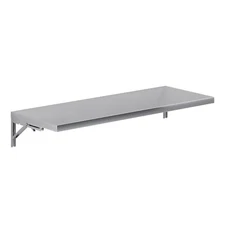 18 in. x 48 in. Stainless Steel Folding Wall Shelf