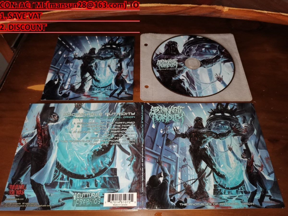 ブルデス Abominable Putridity アルバム4枚セット Abominable Putridity / The Anomalies Of Artificial Origin ORG 1ST