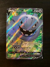 Carte Pokémon Steelix V 176/185 EB04 Épée & Bouclier Voltage Eclatant FR NEUF