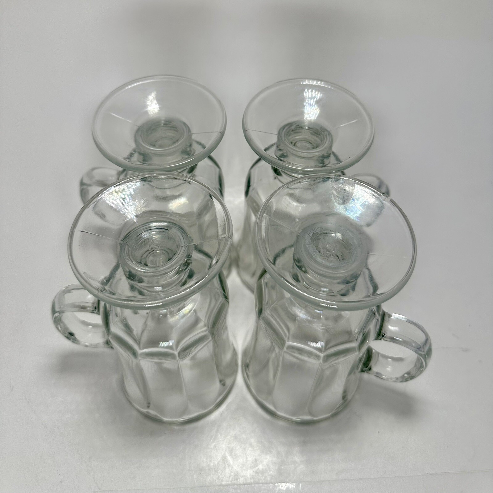 Libbey MILAN Irish Coffee Glass Mugs Set of Four eBay