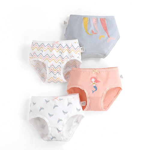 4-Pack Little Girls' Underwear Toddler Comfort Panties Baby Soft Cotton Briefs - Picture 38 of 50