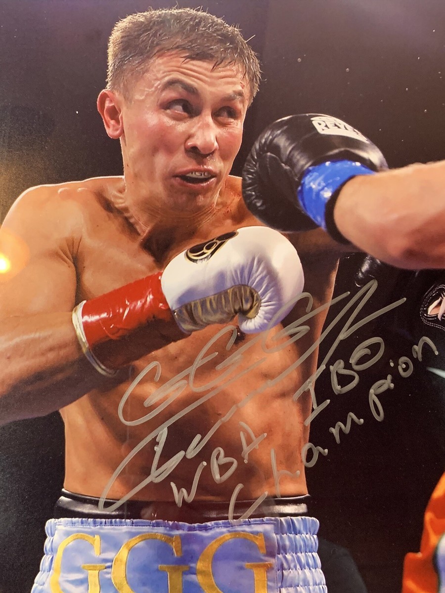 Guaranteed Authentic World Champion Boxer GGG Signed Print