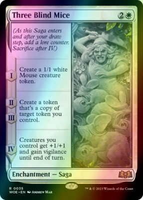 mtg 3 card blind (3CB) revisited : r/magicTCG This is of Rare rarity Three Blind Mice | Wilds