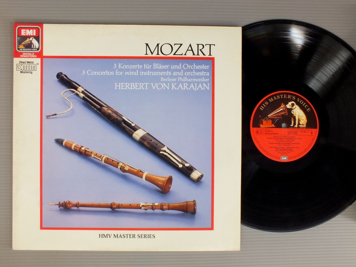 KARAJAN etc/MOZART-KONZERTE FUR BLASER- GER EG29 1284 1 | eBay