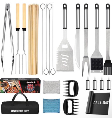 Grill Tools 122PCS Grilling Gifts for Men, for Fathers Day, Christmas, Grill ...