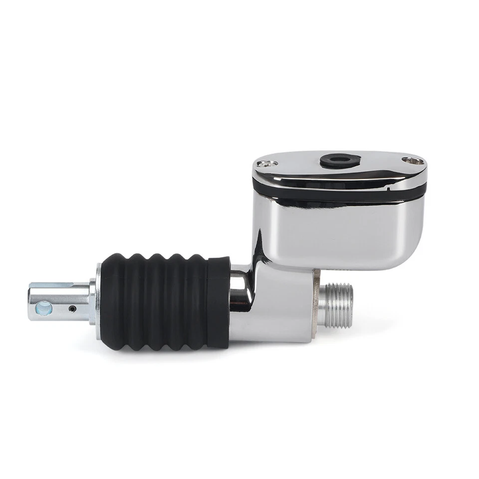 Cilindro maestro de freno trasero cromado para Harley HD FLT Softail 41755-99 41767-05A Foto 4 de 4