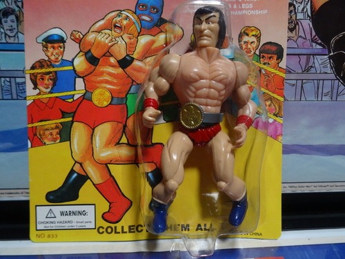 WWF 1985 Wrestling Champions Motu MEXICAN Figure LJN KNOCKOFF BOOTLEG WWE AWA 1 - Picture 3 of 7