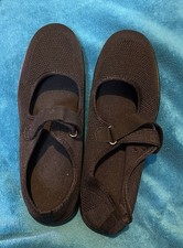 Canvas Mary Jane Shoes Size 41 Black