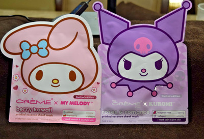 The Creme Shop x Sanrio My Melody & Kuromi Sheet Mask Duo Set