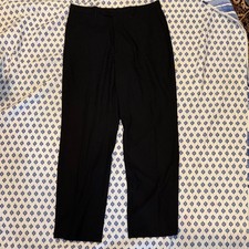 Haggar Men's Black Dress Pants - Classic Straight Fit 36/34