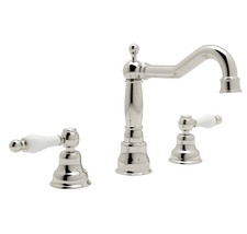 Rohl Arcana AC107OP-PN-2 Widepsread Bathroom Sink Faucet Polished Nickel NEW Box