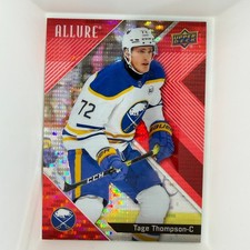 2024-25 Upper Deck Allure Tage Thompson Red Rainbow #4 Buffalo Sabres