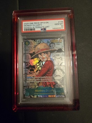 Monkey.D.Luffy OP13-118 Manga PSA 10 | eBay
