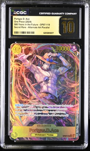 Portgas.D.Ace (Parallel) graded CGC 10 for sale on eBay
