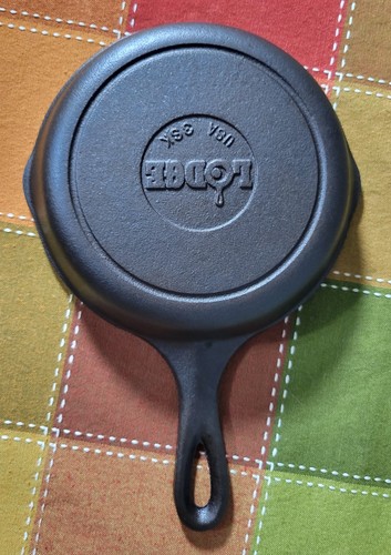 Lodge No. 3 Cast Iron Skillet (Restored & Seasoned) FREE SHIPPING
