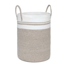 72L Large Laundry Basket, Laundry Hamper with Handles, Clothes Storage Basket...