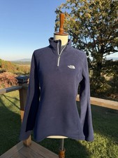 The North Face Navy Blue Fleece Quarter Zip Pullover Women's Size Small