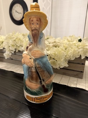 Kentucky Hillbilly Old Cabin Still Porcelain Decanter 1969 Stitzel Weller Empty