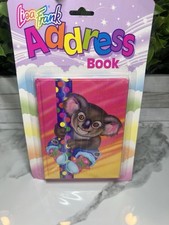 Lisa Frank Vintage Mini Address Book Koala In Jeans 1990 Lamination Bubbles