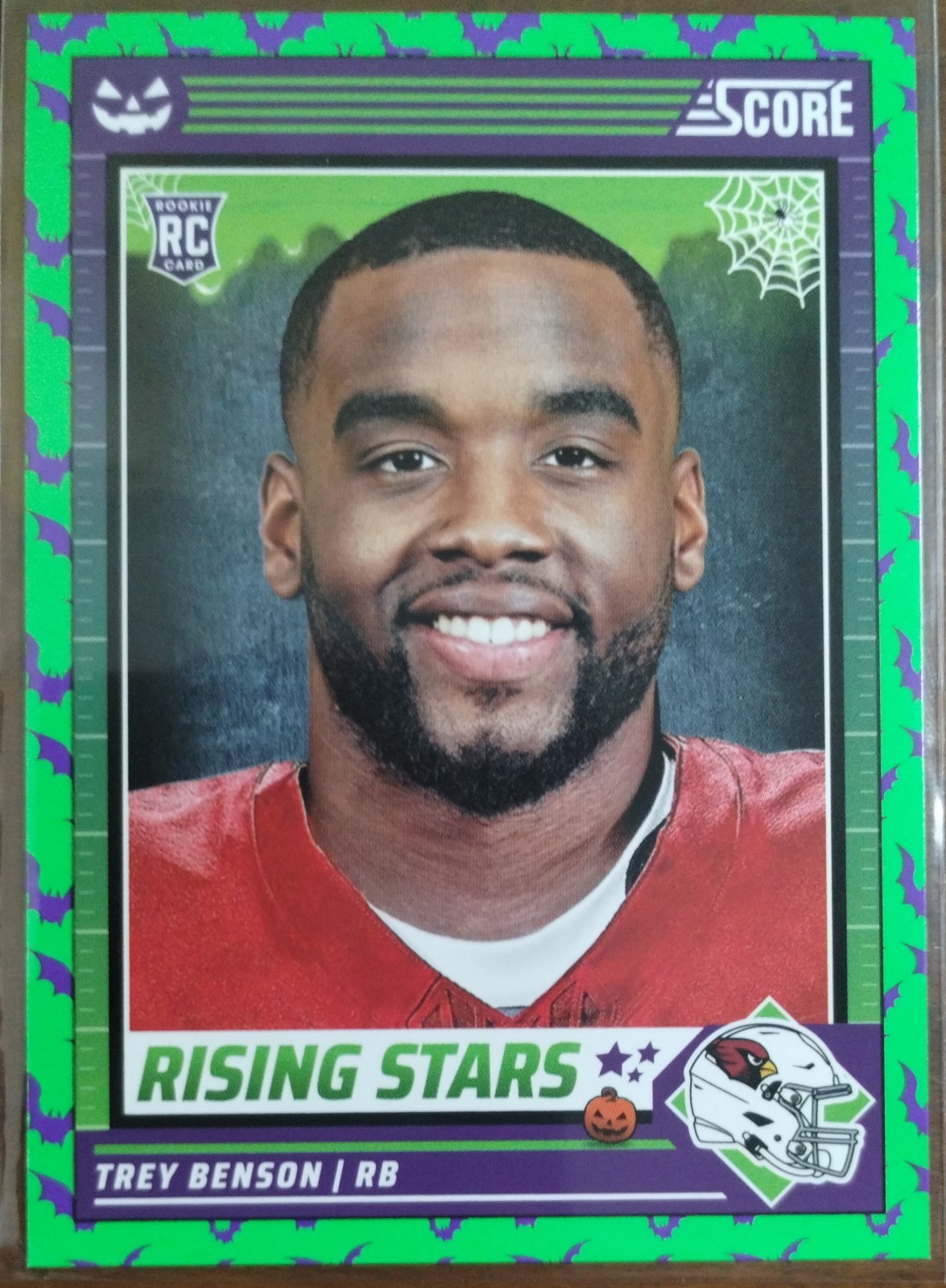 Trey Benson Rookie RC 2024 Score-A-Treat Green #47 Arizona Cardinals