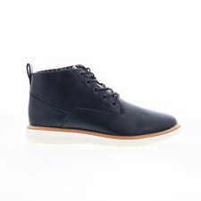 Ben Sherman Omega Casual Chukka Mens Black Synthetic Casual Dress Boots