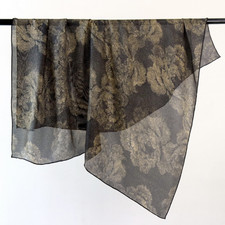 Flower Print 100 silk Shawl Scarf 108cmX108cm Neckerchief wrap Bandanna new