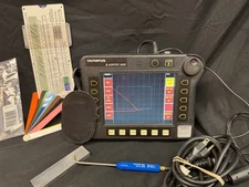 Olympus Nortec 500D Eddy Current Flaw Detector, Sigma Probe, Cal Block, and more