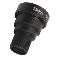 Single Board Lens 50mm 5MP HD M12 Interface Aluminum Alloy For CCTV Security Web