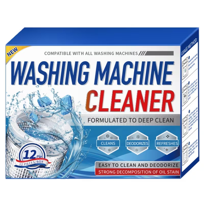 #ad #ad 12 24 Pcs Washing Machine Cleaner Descaler Deep Solid Cleaning For HE Tablets $9.49