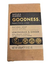 Image of Baylis & Harding Goodness Lemongrass & Ginger Natural Soap 200g New In Box