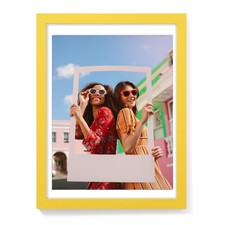 12x16 Picture Frame, Engineered Wood with Shatter Resistant Plexiglass, Displ...