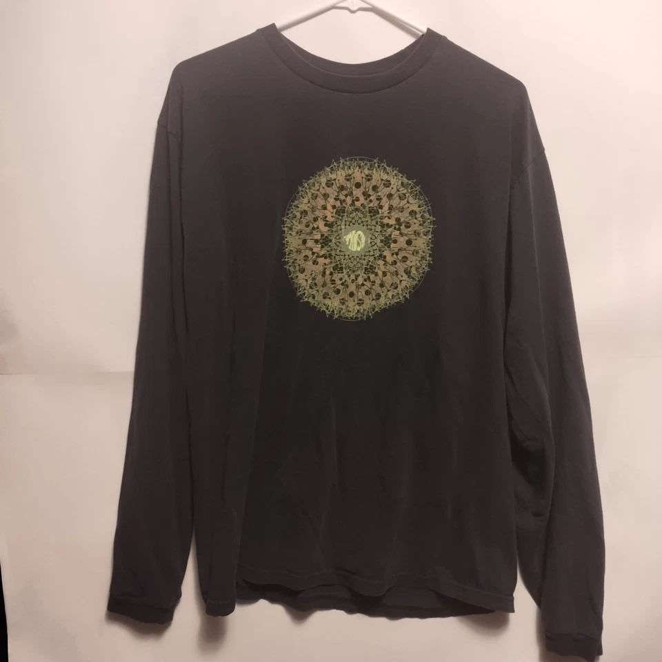 Vintage Phish Long sleeve T-shirt Tee Large 23x28" Faded Black Tour 2004 Benefic - Image 2 of 4